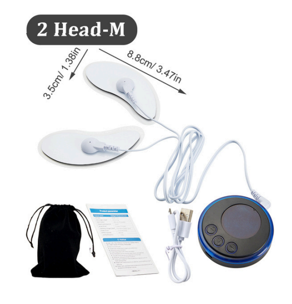 EMS Face Massager Low Frequency Pulse Crescent Shape Beauty Instrument V Face Wrinkle Facial MuscleStimulator