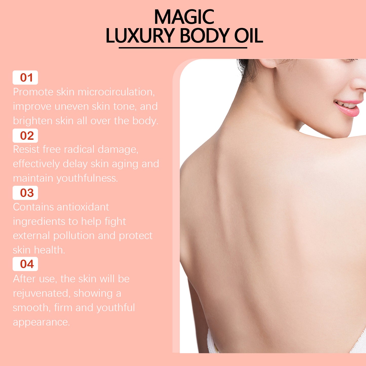 Body moisturizing oil