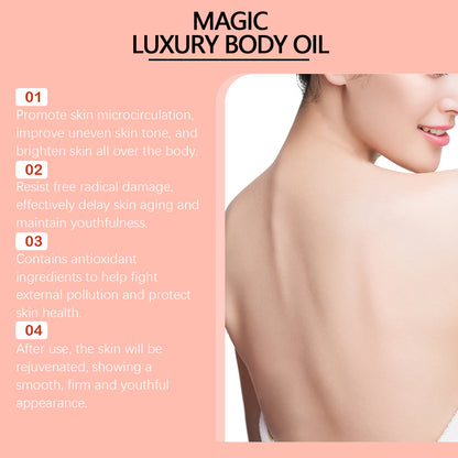 Body moisturizing oil