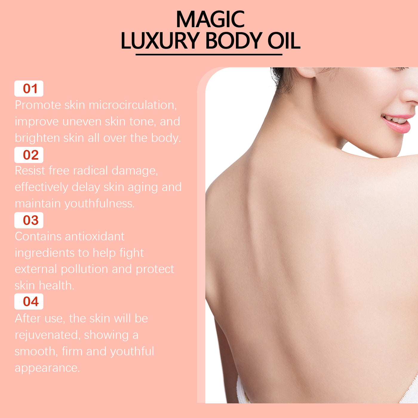 Body moisturizing oil
