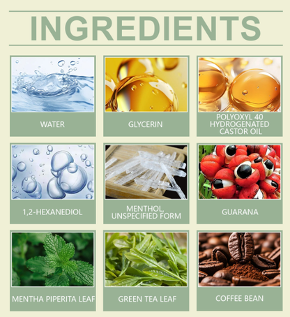 LumiHopeOne Coffee Boost Energy Diffuser Stick - Natural Fatigue Relief with Guarana & Green Tea