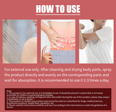 South moon Lumbar spine cold gel spray