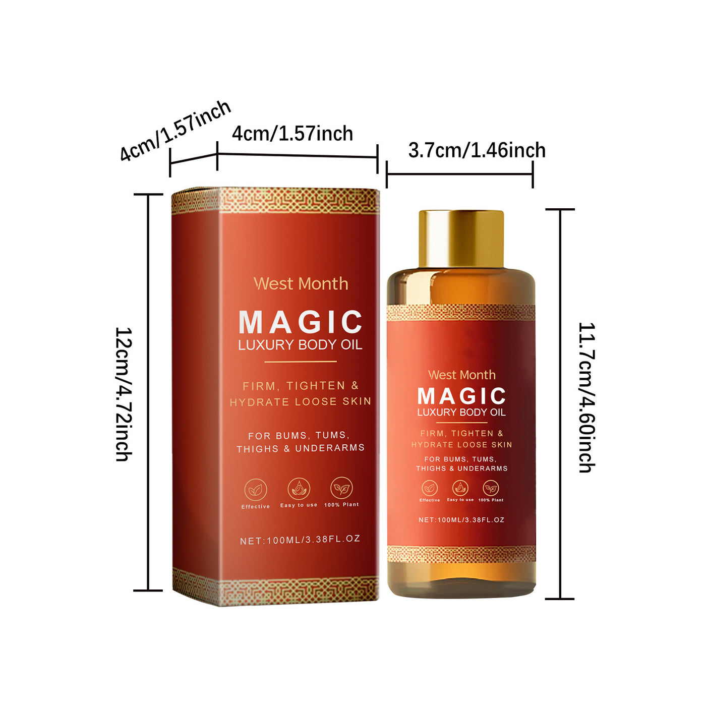 Body moisturizing oil
