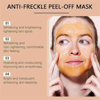 Vitgörande och blemmask