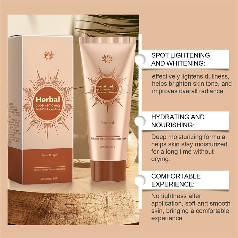 Vitgörande och blemmask