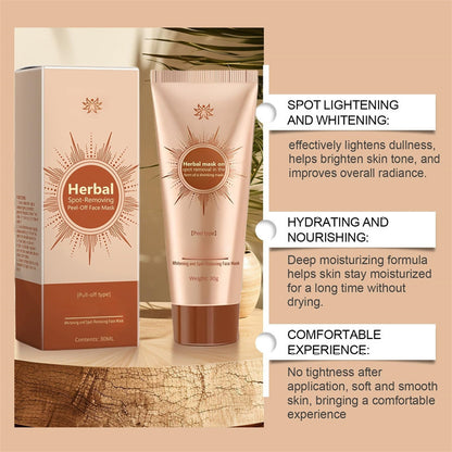 Vitgörande och blemmask