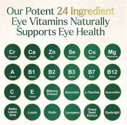 LumiHopeOne Eye Vitamins - Macular Health & Blue Light Defense Supplement (120 Capsules)